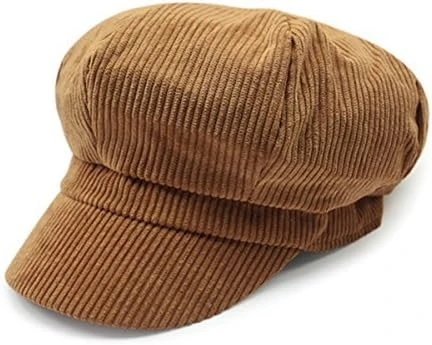ZLSLZ Women’s Retro Peaked Ivy Newsboy Paperboy Gatsby Cabbie Painter Cap Hats (5-Tan)