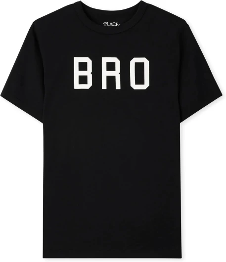 The Children’s Place unisex baby Short Sleeve Graphic T Shirt Bro Small