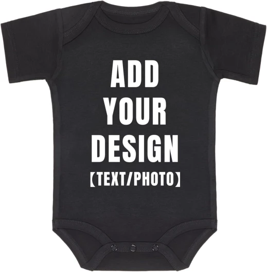 Custom Baby Onesie Personalized Baby Clothes Baby Announcement Onesie Soft Cotton Newborn Boys and Girls Bodysuit