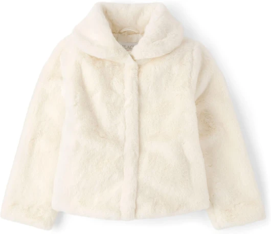 The Children’s Place Girls’ Dress Coats XX-Large White Daisy