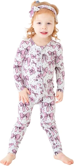 Convertible Footie Pajamas - Two-Way Zipper for Easy Diaper Changes - Tagless Pajamas - Soft, Durable Sleepwear