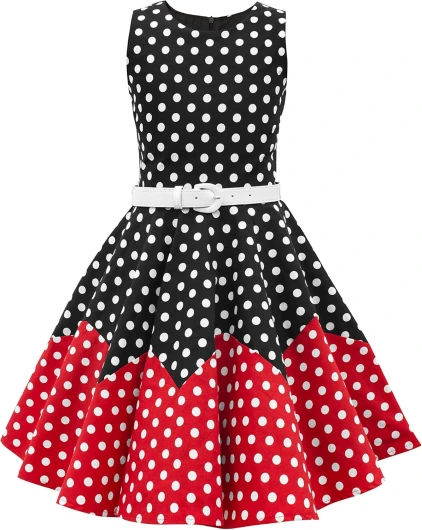 Kids ‘Audrey’ Vintage 50’s Girls Dress