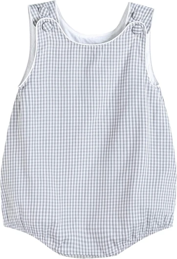 Baby & Toddler Boys and Girls Seersucker or Gingham One-Piece Bubble Romper
