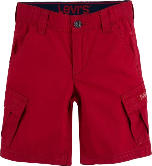 Levi’s Boys’ Cargo Shorts 7X Chili Pepper